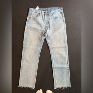 Levi's 501 Jeans with Raw Hem